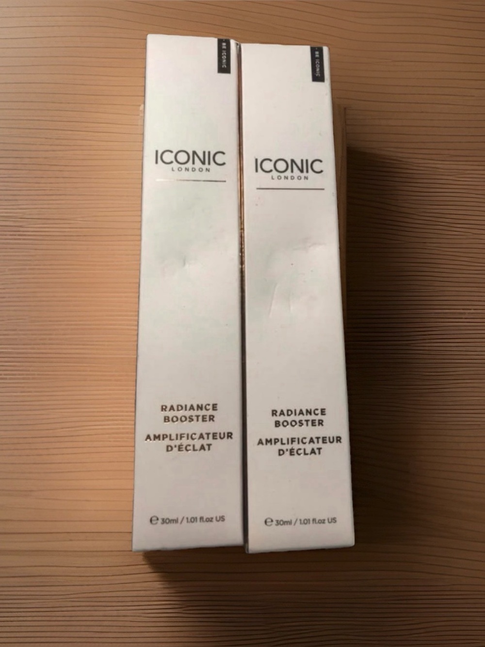 Bundle Lot of 2 NIB Iconic London Complexion Radiance Booster Honey Glow 30ml